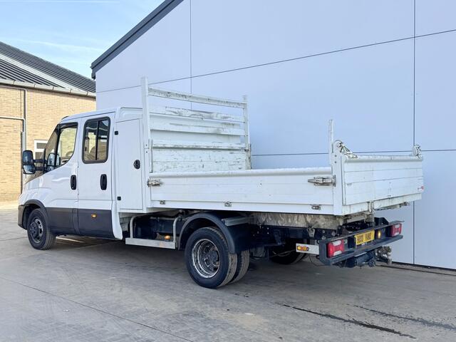 Iveco DAILY 35C14 2.3 Kipper Dubbele Cabine Dubbellucht 6 Stoelen Airco Cruise Control 3,5t Trekhaak Lucht geveerde stoel