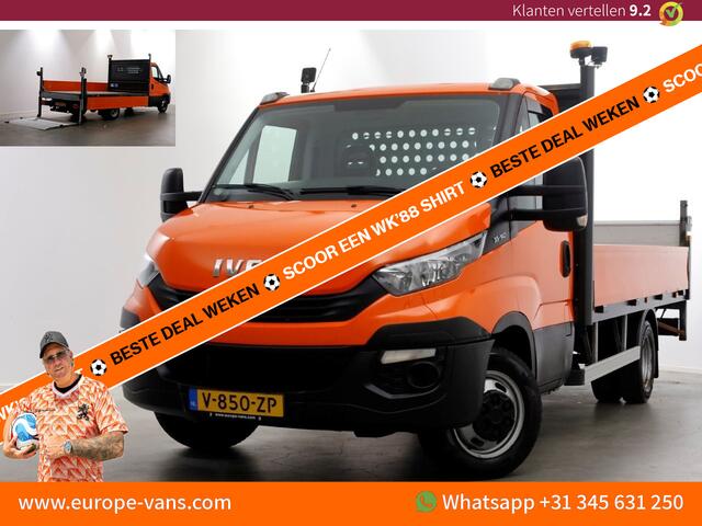 Iveco DAILY 35C14 136pk Open Laadbak met laadklep en trekhaak 3500kg 05-2019
