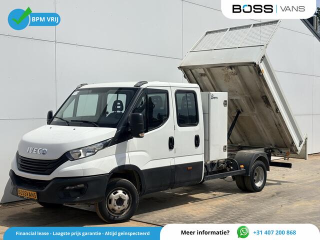 Iveco DAILY 35C16 3.0 Dubbele Cabine Kipper Dubbellucht 3,5t Trekhaak 6 Stoelen Airco Cruise Control Benne Tipper
