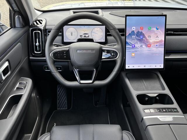 Jaecoo 7 SHS 1.5 PHEV Exclusive met 1500 KG trekgewicht, 1200 KM RANGE Navigatie, Elektrische achterklep, Luxe lederen bekleding en 7 jaar garantie Uit voorraad leverbaar!