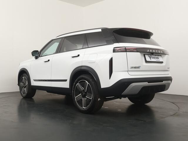 Jaecoo 7 1.5 PHEV Exclusive 1500 KG Trekgewicht - Elektrisch verstelbare geheugen stoel(en) - Head-up display - Draadloos Apple Carplay/Android Auto - Panorama dak - Elektrische achterklep - Achteruitrij camera - Parkee Fabrieksgarantie t/m 10-12-2032