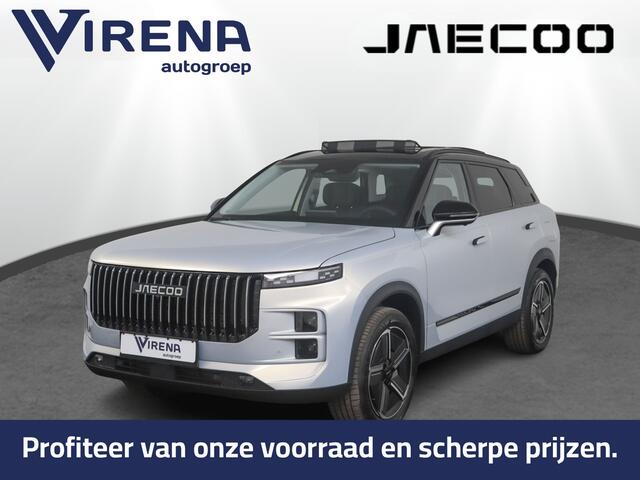 Jaecoo 7 1.5 GDI PHEV Exclusive - Summer Deal ¤4000 extra inruil - Panoramadak- Elektrisch verstelbare stoel(en) met geheugen - Parkeerhulp voor en achter - 1.500kg trekgewicht - 7 Jaar fabrieksgarantie