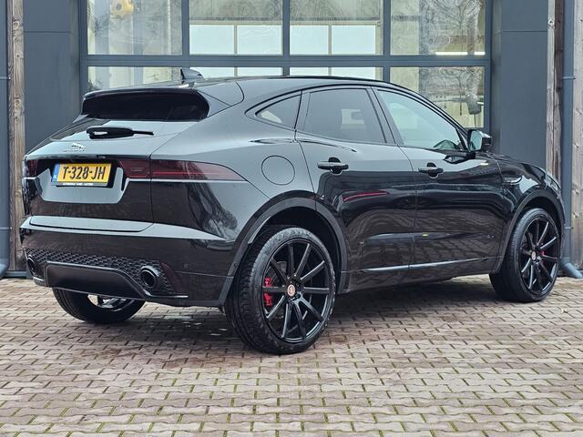 Jaguar E-Pace 2.0 P300 AWD R-Dynamic HSE | Black Pack | Meridan | Elek. stoelen + mermory | Leder | 360 camera | Sfeerverlichting | LMV 20" High gloss black |