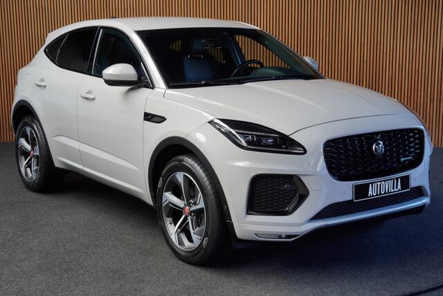 Jaguar E-Pace 1.5 P160 R-Dynamic SE 360° Meridian Leer ACC Navi Keyless Entry & Go Elektr. bedienbare achterklep Memory seats Climate PDC Zwarte alcantara hemelbekleding LM velgen BTW auto