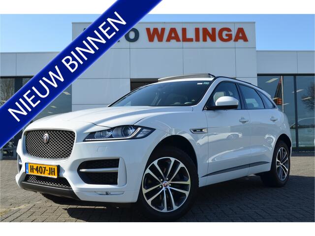 Jaguar F-PACE 2.5t AWD R-Sport Pano | Trekhaak elektr | Leer | Elektr stoelen | Alcantara hemel | Sfeerverlichting | Carplay | NL auto