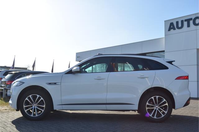 Jaguar F-PACE 2.5t AWD R-Sport Pano | Trekhaak elektr | Leer | Elektr stoelen | Alcantara hemel | Sfeerverlichting | Carplay | NL auto