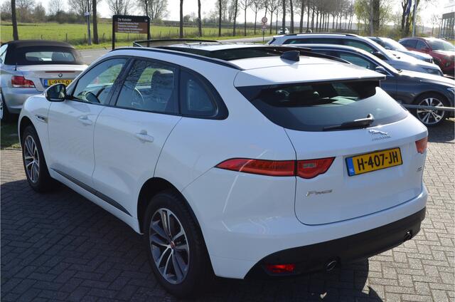Jaguar F-PACE 2.5t AWD R-Sport Pano | Trekhaak elektr | Leer | Elektr stoelen | Alcantara hemel | Sfeerverlichting | Carplay | NL auto
