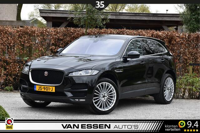 Jaguar F-PACE 2.0 Portfolio AWD 20d Navi Camera Trekhaak Leder Head-Up Virtueel Meridian NL-Auto!