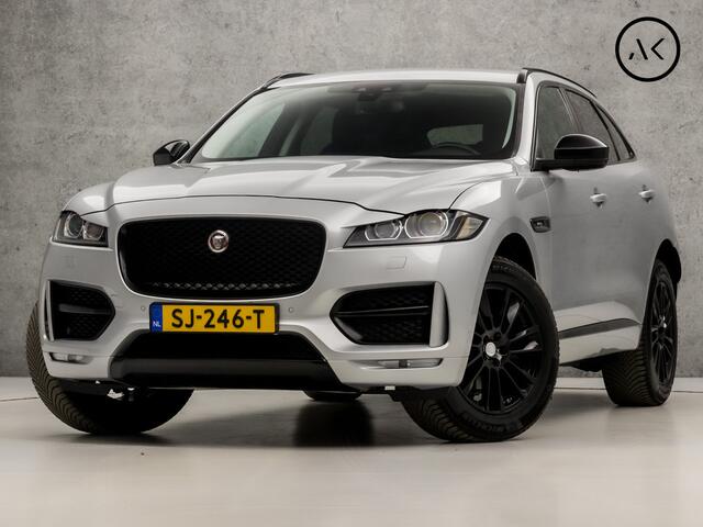 Jaguar F-PACE 2.0 Portfolio R-Sport AWD 20d 180Pk Automaat (NAVIGATIE, KEYLESS, CAMERA, GETINT GLAS, STUUR/STOELVERWARMING, LEDEREN SPORTSTOELEN, XENON, LANE ASSIST, NIEUWSTAAT)