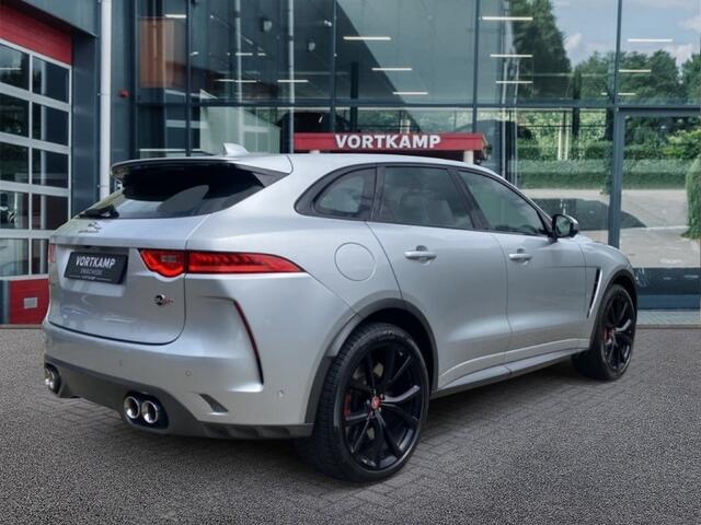Jaguar F-PACE 5.0 V8 SVR AWD 360-CAM/GLAS-DAK/ELEK-KLEP/MERIDIAN/DIG-DASH/HUD/22INCH