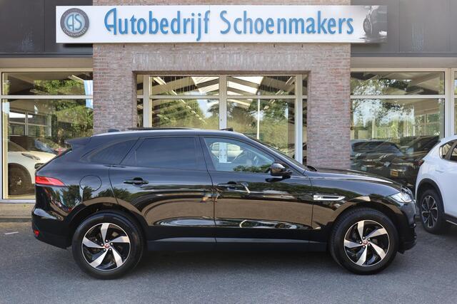 Jaguar F-PACE 2.0 Prestige AWD 25t LEER TREKHAAK-AFN PANO CAMERA STOELVERWARMING 19"LMV ELEK-ACHTERKLEP NAVI ENZ!