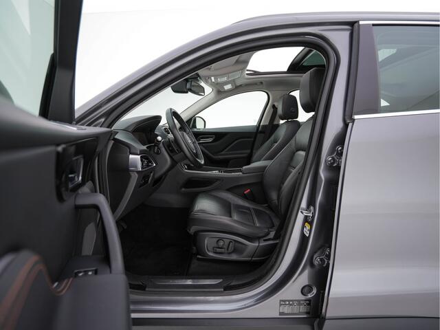 Jaguar F-PACE 2.0 Portfolio AWD 20d Aut. *PANO | LEATHER | XENON | DIGI-COCKPIT | KEYLESS | CAMERA | MERIDIAN-SOUND | HEATED-COMFORTSEATS | NAVI-FULLMAP | SHIFT-PADDLES | ECC | PDC | CRUISE | 19''ALU*