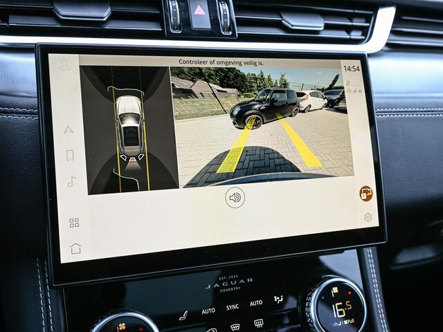 Jaguar F-PACE 2.0 P400e PHEV R-Dynamic SE | Panoramadak | 14-Wegs Memory Seats | HermanBosch Sound | Camera | Adaptieve Cruise | Stoelverwarming | Ambiente Verlichting | Stuur Verwarming |