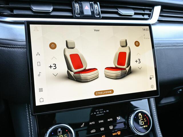 Jaguar F-PACE 2.0 P400e PHEV R-Dynamic SE | Panoramadak | 14-Wegs Memory Seats | HermanBosch Sound | Camera | Adaptieve Cruise | Stoelverwarming | Ambiente Verlichting | Stuur Verwarming |