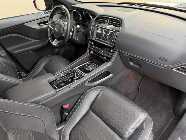 Jaguar F-PACE 2.0 R-Sport AWD 25t, 250Pk, 2017, 1ste eigenaar, Dealer onderhouden, Panoramadak, Trekhaak, Climate control, Cruise control, Camera, Stoelverwarming, LED koplampen, 22" velgen,