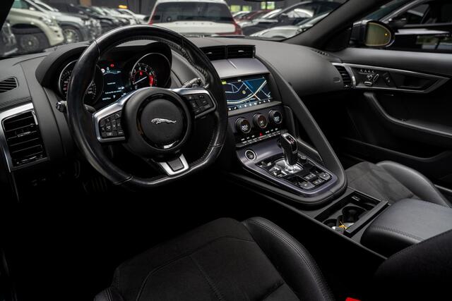 Jaguar F-TYPE 2.0T R-Dynamic Leer Camera Meridian Massage S. Stoelverwarming PDC Climate control Cruise control LM velgen