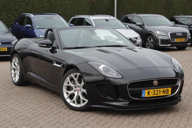 Jaguar F-TYPE 3.0 V6 Convertible 69.683 km! / Camera / Leder / Keyless / Memory seats / 19'' / Sportuitlaat