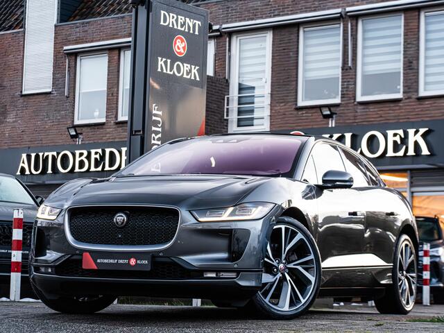 Jaguar i-Pace EV400 First Edition 90 kWh PANO ALCANTARA HEMEL CAMERA TREKHAAK HUD 22 INCH BOMVOL!!
