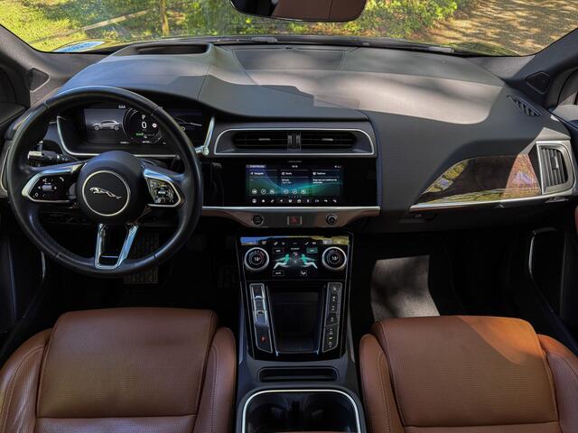 Jaguar i-Pace EV400 HSE 90 kWh - SOH 99,8%!! Leder, stuurverw. Elek. verstelb. verw. en verk. voorstoelen, airco, Navi!