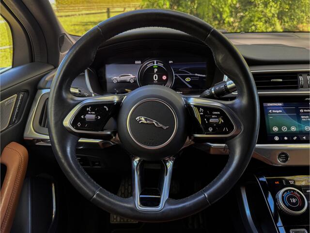 Jaguar i-Pace EV400 HSE 90 kWh - SOH 99,8%!! Leder, stuurverw. Elek. verstelb. verw. en verk. voorstoelen, airco, Navi!
