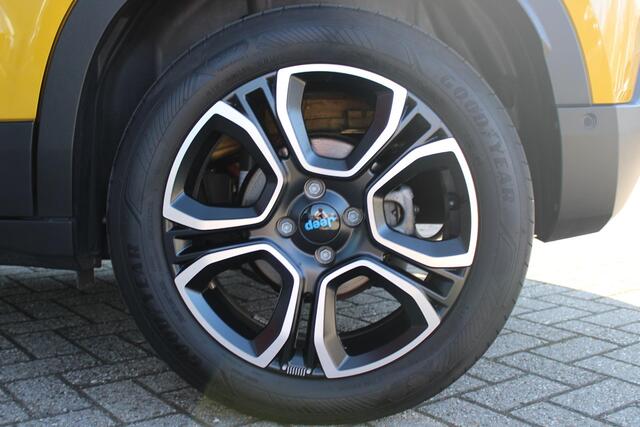 Jeep Avenger Summit 54 kWh | ACHTERUITRIJ CAMERA | STOEL VERWARMING | FULL LED KOPLAMPEN | 18" LICHTMETALEN VELGEN | DRAADLOZE TELEFOONLADER | DRAADLOZE APPLE CARPLAY/ANDROID AUTO | ADAPTIVE CRUISE CONTROL | PARKEERSENSOREN VOOR EN ACHTER | KEYLESS ENTRY/START | DODEH
