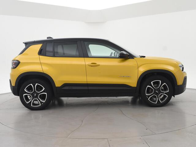 Jeep Avenger SUMMIT 54 kWh SUN YELLOW TWO-TONE + BREEDBEELD APPLE CARPLAY | CAMERA | ADAPTIVE CRUISE CONTROL