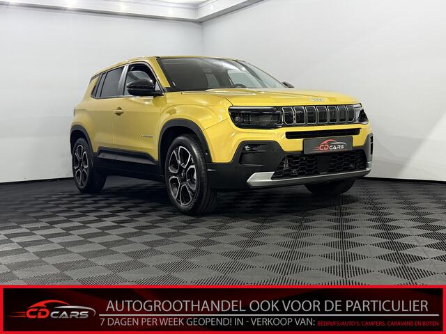 Jeep Avenger 1.2 Summit Camera, Apple carplay, Half leder, Keyless start, Cruise control, Lichtmetalen velgen, Virtual desk, 1 jaar garantie