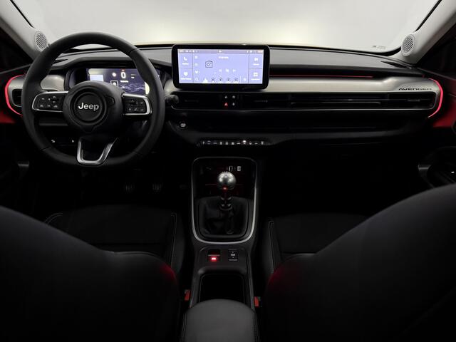 Jeep Avenger 1.2 Summit Camera, Apple carplay, Half leder, Keyless start, Cruise control, Lichtmetalen velgen, Virtual desk, 1 jaar garantie