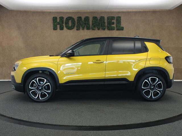 Jeep Avenger 1st Edition 54 kWh - SOH 94.8% - ORIGINEEL NEDERLANDSE AUTO - DODEHOEKDETECTIE - ADAPTIEVE CRUISE CONTROL - PARKEERSENSOREN VOOR EN ACHTER - DRAADLOZE TELEFOONLADER - APPLE CARPLAY/ANDROID AUTO - VOORSTOELEN VERWARMD