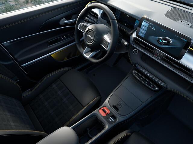 Jeep Avenger 85th Anniversary 54 kWh | Schuif\Kanteldak | Adapt. Cruise | Winter Pack | Convenience Pack | Elektr. A-Klep | Warmtepomp | Bicolore