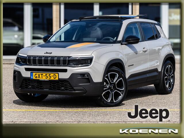 Jeep Avenger 1.2 E-HYBRID SUMMIT PANO / LEER / NAVIGATIE / ADAPTIVE CRUISE