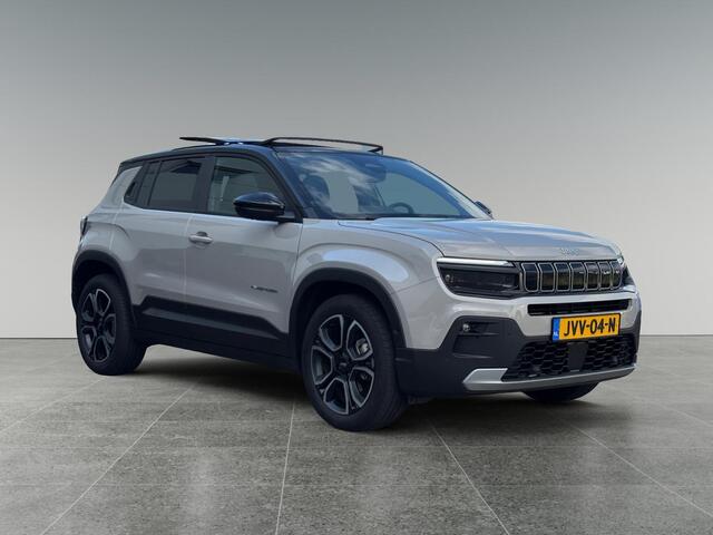 Jeep Avenger Summit 54 kWh | 8 JAAR GARANTIE! | SCHUIF/KANTELDAK | WARMTEPOMP | STOELVERW. | CARPLAY/ANDROIDAUTO | CAMERA | NAVIGATIE