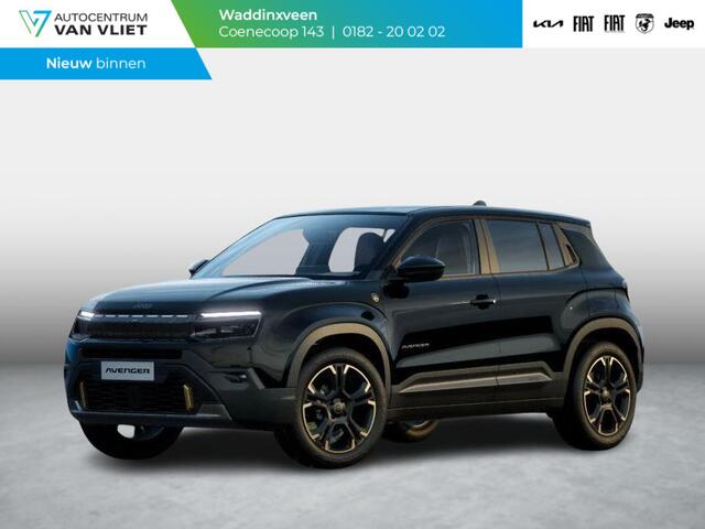 Jeep Avenger 85th Anniversary 54 kWh | Schuif/Kanteldak | Adapt. Cruise | Winter Pack | Warmtepomp | Handsfree Achterklep | Convenience Pack