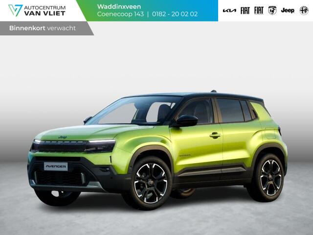 Jeep Avenger Summit 54 kWh | Schuif/Kanteldak | Warmtepomp | Winter Pack | Elektr. A-Klep | Bicolore