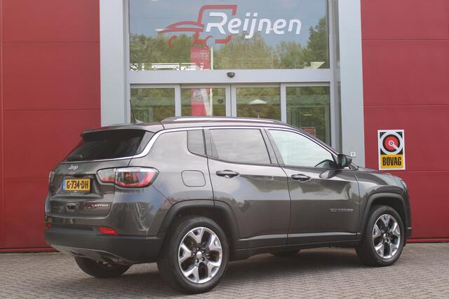 Jeep COMPASS 1.4 140PK MultiAir LIMITED | AFNEEMBARE TREKHAAK | ELEKTRISCH BEDIENBARE STOELEN MET GEHEUGENFUNCTIE | LEDEREN BEKLEDING | NAVIGATIE | KEYLESS ENTRY/START | CRUISE CONTROL | DAB+ RADIO | ACHTERUITRIJ CAMERA | DODEHOEK DETECTIE | BEATS AUDIO SYSTEM | CLIMA