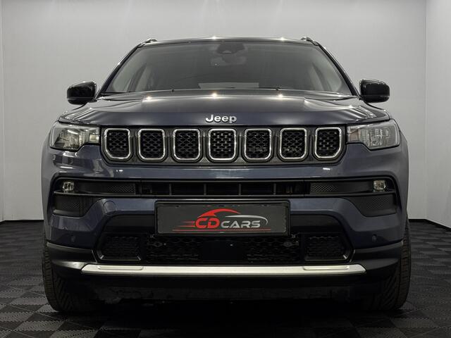 Jeep COMPASS 4xe 240 Plug-in Hybrid Electric Limited Half leder, Camera, Navi, Keyless start, Stoelverwarming, Virtual desk, Massage stoel