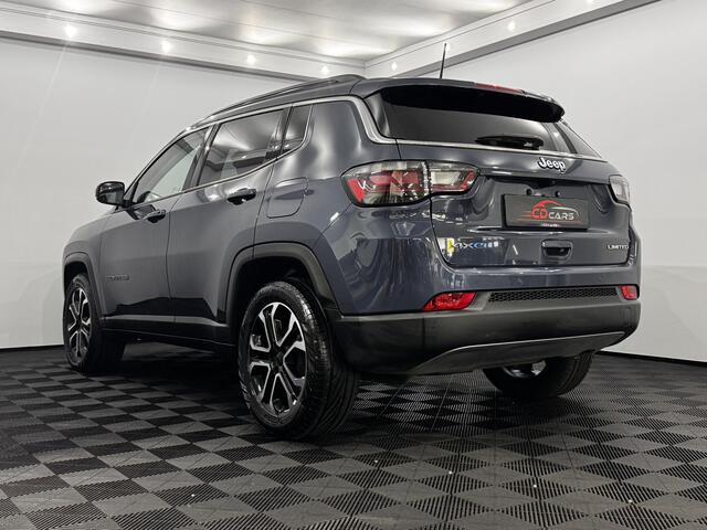 Jeep COMPASS 4xe 240 Plug-in Hybrid Electric Limited Half leder, Camera, Navi, Keyless start, Stoelverwarming, Virtual desk, Massage stoel