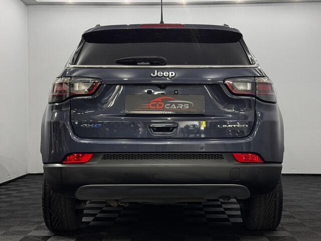 Jeep COMPASS 4xe 240 Plug-in Hybrid Electric Limited Half leder, Camera, Navi, Keyless start, Stoelverwarming, Virtual desk, Massage stoel