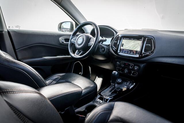 Jeep COMPASS 1.4 170 PK MultiAir Limited 4x4 AUTOMAAT RIJKLAAR | Leer zwart | PDC V/A | Trekhaak | Navigatie |