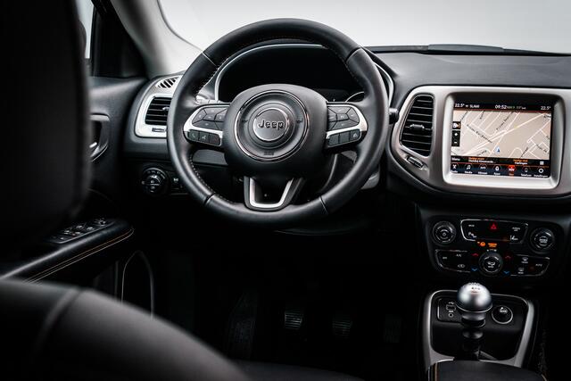 Jeep COMPASS 1.4 MultiAir Longitude RIJKLAAR INCL:GARANTIE. | Climate | PDC V/A | 17'' LMV | NAVI | A. Camera |