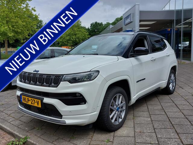 Jeep COMPASS 4xe 240 Plug-in Hybrid Electric S | Navi | Apple Carplay+Android Auto | Clima | Adap.Cruise | Keyless Entry | Pdc V+A+Camera | Stoel+Stuurwielverwarming | Rijstrook+Licht+Regensensor