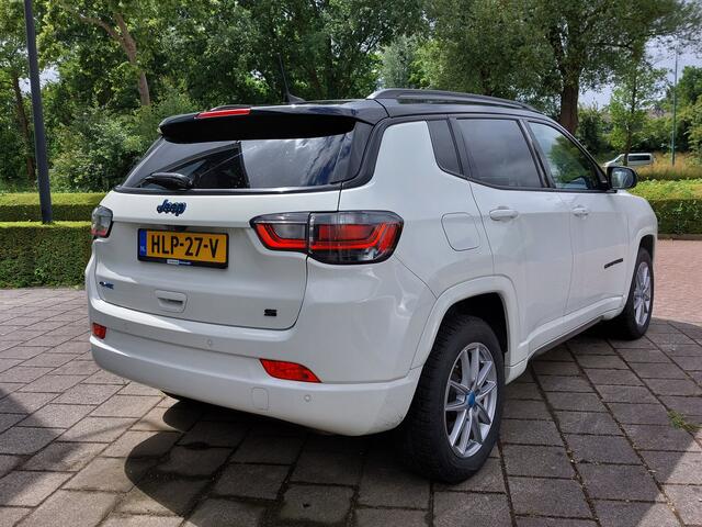 Jeep COMPASS 4xe 240 Plug-in Hybrid Electric S | Navi | Apple Carplay+Android Auto | Clima | Adap.Cruise | Keyless Entry | Pdc V+A+Camera | Stoel+Stuurwielverwarming | Rijstrook+Licht+Regensensor