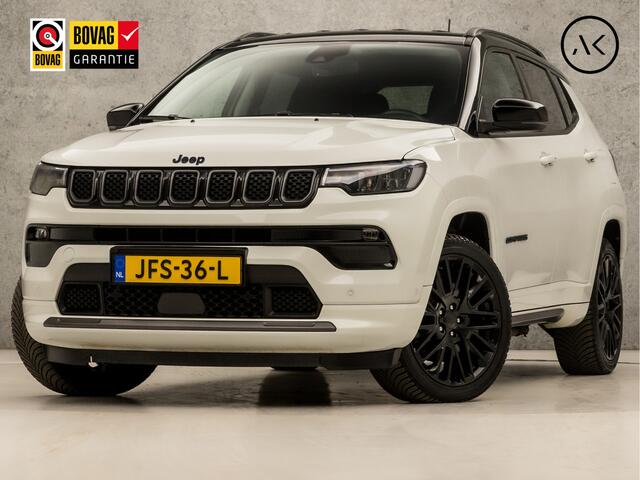 Jeep COMPASS 4xe 240 Plug-in Hybrid Electric S Sport 240Pk Automaat (VIRTUAL COCKPIT, APPLE CARPLAY, GROOT NAVI, LEDER, CAMERA, SPORTSTOELEN, ADAPTIVE CRUISE, KEYLESS, STOELVERWARMING, NIEUWSTAAT)