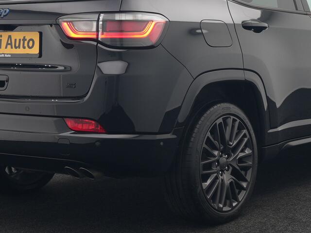 Jeep COMPASS 4xe 190 Plug In Hybrid Electric S 240pk Dealer O.H PHEV | Panodak | Adaptive Cruise | Lederen Sportstoelen Memory & Ventilatie | Apple Carplay | Keyless | Stuur Verwarmd | Navigatie | Blis | Virtual | DAB |