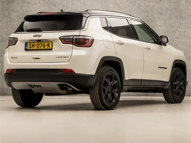 Jeep COMPASS 1.4 MultiAir Limited 4x4 170Pk Automaat (SCHUIFDAK, GROOT NAVI, APPLE CARPLAY, STUUR/STOELVERWARMING, CAMERA, LEDER, KEYLESS, SPORTSTOELEN, CRUISE, GETINT GLAS, NIEUWE APK, NIEUWSTAAT)