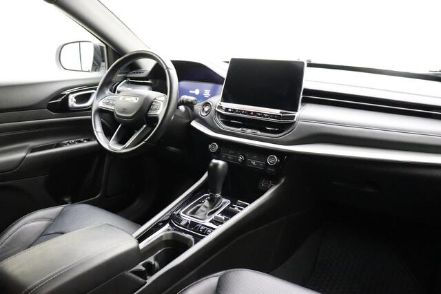 Jeep COMPASS 4xe 240 Plug-in Hybrid Electric S Automaat | Navigatie | Lederen bekleding | Camera | Keyless | Zwart dak | Dakrails | Lichtmetalen velgen black | Climate control