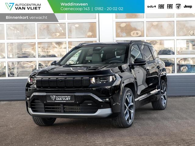 Jeep COMPASS First Edition 74 kWh | Adapt. Cruise | Camera | Carplay | 20" | Elektr. A-Klep | Navi | Winter Pack | Schuif/Kanteldak | Premium Pack | Conv. Pack | Warmtepomp