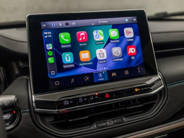 Jeep COMPASS 4xe 240 Plug-in Hybrid Electric Trailhawk 240Pk automaat (VIRTUAL COCKPIT, APPLE CARPLAY, GROOT NAVI, CAMERA, LEDER, SPORTSTOELEN, TREKHAAK, ADAPTIVE CRUISE, KEYLESS, NIEUWSTAAT)