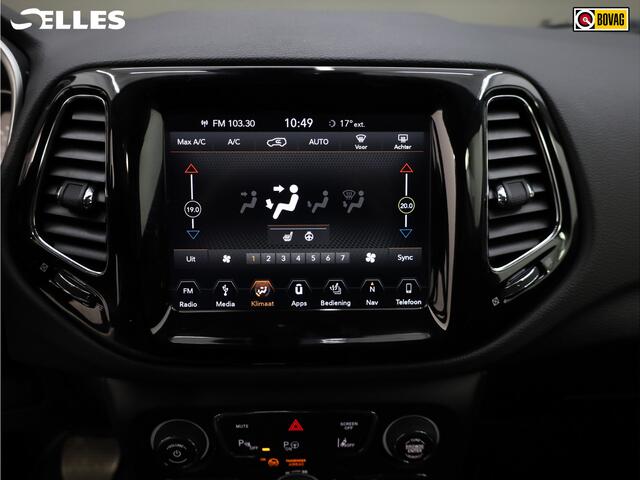 Jeep COMPASS 1.4 MultiAir Limited 4x4 | Airco | Climate control | Stoelverwarming | Stuurwiel verwarmd | Cruise control | Dode hoek detectie | Lederen interieur | 4X4 |
