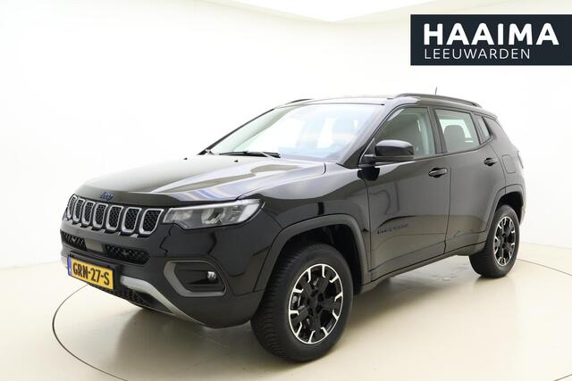 Jeep COMPASS 4xe 240 Plug-in Hybrid Electric Overland Trailhawk | Navigatie via Carplay | Camera | Keyless | Lichtmetalen velgen | Cruise control | Dakrails | Half leder